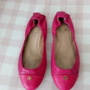 tory burch leather flats.